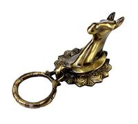 eSplanade - 7,5 "cabeza de caballo Llamador de puerta de latón | decoración de decoración para el hogar | puerta | latón aldaba para puerta