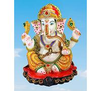 eSplanade Escultura de resina Ganesh Ganesha Ganpati Murti Idol (13 pulgadas) | Ídolos Pooja | Decoración del hogar