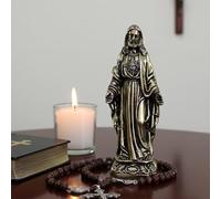 eSplanade Estatua espiritual de latón del santo Jesucristo - 5.75 pulgadas | Estatuas religiosas | Estatua Santa de los cristianos