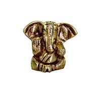 eSplanade Idolo Ganesha de latón - 1.25 pulgadas (tamaño pequeño) | Figuras Decoración para el hogar | Estatua Ganesh Ganesha Ganpati Ganapati Murti
