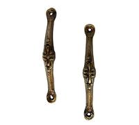 eSplanade Manija de puerta de latón de diseño de pavo real (Manija de la puerta tribal)