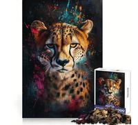 Esplendor del Guepardo - Rompecabezas para Adolescentes de 1000 Piezas para Entrenar la Memoria Escape Tranquilo Corte Impecable Regalo Memorable (50x75cm)