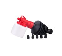 Espolvoreador manual 500gr - Bricomed. Ideal para azufre, tierra de diatomeas o insecticidas. Fuelle de gran tamaño. Cinco boquillas.