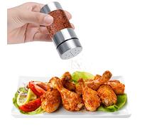 Espolvoreadora de Azúcar en Polvo, Inox, Espolvoreadora de Cacao, Azúcares y Espolvoreadores, Tarro de especias, Pimienta con Tapa y Ventana para Almidón de Maíz, Sal, Harina de Cacao,