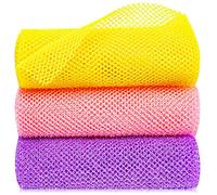 Esponja africana exfoliante neto africano, esponja de baño africana, trapo, red de lavado africano, 3 uds