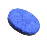 Esponja Azul Almohadilla Encerado y Limpieza de Pulido, para Coche | Pieza para Coche, Mejora Brillo y Aplica Cera, No Daña la Carrocería, Color Azul, Uso en Ruedas