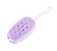 Esponja BañO Cepillo exfoliante del baño de la esponja del exfoliante de la ducha del silicón, cojín de limpieza de la piel, accesorios del cuarto de baño Esponja (Color : D)