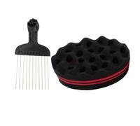 Esponja Capilar Para Hombres Afrodescendientes - Cepillo para Rastas | Peine Formador De Ondas Para Mantenimiento De Rastas, Estilos De Peluquería, Salón De Barbería Y Uso Doméstico