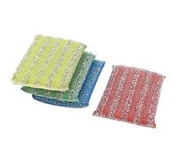 Esponja Cocina Bol Plato Maceta Lavado Exfoliante Almohadilla Limpiar 4 Unidades Multicolor