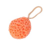 Esponja Corporal de Poliuretano Naranja Baño Hidrofílico | Limpieza Profunda, Espuma Fácil, Elimina Aceite en Poros, Portátil, Apta Tipo de Piel