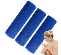 Esponja de baño africana de malla larga - Malla de nailon para la piel - Toalla de baño | 3 esponjas de baño para eliminar la piel muerta para hombre y mujer