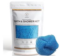 Esponja de baño africana, red exfoliante larga para baño y ducha, limpiador corporal y limpiador de espalda, más suave para la piel, nuestro diseño de alta calidad, ideal para el uso diario