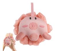 Esponja de baño con forma de animal, suave para niños, esponja de 5 x 4 pulgadas con textura suave, accesorio de resistente para niños, herramienta de con diseño divertido, esponjas de