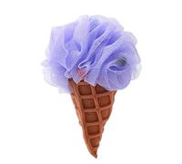 Esponja de baño de helado, esponja de malla espumosa, esponja de ducha, esponja de baño, herramienta de limpieza para mujeres y niños