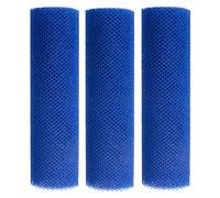 Esponja de baño de malla larga, toallitas de malla para el cuerpo - Toalla de baño de malla de nailon más - 3 esponjas de baño para limpieza de espalda para eliminar la piel mort