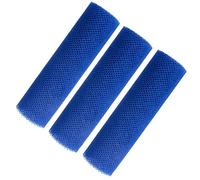 Esponja de baño de red larga, paños de malla para el cuerpo,Depurador de red de ducha de tela de malla africana de malla de nailon | Esponjas de baño para eliminar la piel muerta de 3 piezas para muje