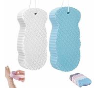 Esponja de baño exfoliante mágica, esponja de baño 3D supersuave para la ducha, hipoalergénica y reutilizable para adultos, mujeres y hombres (B)
