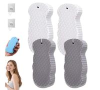 Esponja de baño exfoliante mágica Spirittion, Esponja de baño exfoliante súper suave Newsparkings, Nuevo Eliminador de piel radiante Sparkings, Diseño altamente absorbente para comodidad (4 piezas-G)