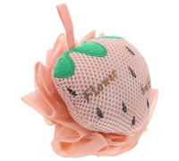Esponja de Baño Fresa Exfoliante Grande con Espuma Abundante Empaque Individual para Ducha y Viaje y Eficaz para Limpieza Corporal