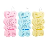 esponja de baño, inspirada en dibujos animados, 12.2x6.1 cm, esponja de baño exfoliante mágica, depurador de cuerpo exfoliante mágico mágico súper 3D, y en la piel, la cara, la espal