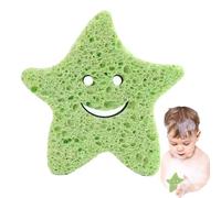 Esponja de baño para bebé, esponja de pulpa de madera, esponjas de baño , esponja de ducha, removedor de piel muerta, bonito cepillo de ducha, suministros de baño para niños pequeños y bebés
