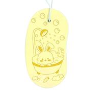 Esponja De Baño Para Bebé - Esponja Fregona Absorbente Con Cuerda Para Aseo De Niños Pequeños En Viaje | Diseño Fácil de Agarrar y con Diseño de Dibujos Animados Para Niños