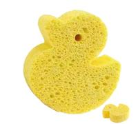 Esponja de baño para bebé para baño | Esponja de lavado corporal de pasta de madera blanda | Removedor de piel muerta, purificador de cuerpo lindo, esponja de ducha, exfoliante de baño