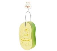 Esponja De Baño Para Bebés - Esponja Fregona Absorbente Con Cuerda Para Aseo De Niños Pequeños En Viaje - Diseño Fácil de Agarrar y con Diseño de Dibujos Animados Para Niños