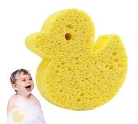 Esponja de baño para niños, esponja de baño, esponja de lavado de cuerpo de esponja de pulpa de madera suave | exfoliante corporal para eliminar la piel muerta, para el baño, p