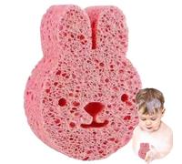 Esponja de baño para niños, Esponja de baño para bebés - Esponja de pulpa de madera para lavado corporal de bebé,Frote de baño, esponja de ducha bonita, cepillo de ducha, depurador corporal, eli
