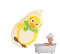 Esponja de baño para niños, esponja de baño para niños, esponjas de baño naturales en formas lindas, limpiador corporal súper absorbente, accesorio de baño reutilizable para pieles sensibles, niñas