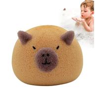 Esponja de baño para niños, esponja de ducha para baño, esponja de limpieza Capybara, soporte de esponja de baño para bebé, esponjas de baño, bonita esponja de ducha corporal de dibujos animados,