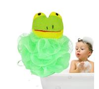 Esponja de baño para niños - Lufa para niños de dibujos animados para ducha - Bola de baño de malla fotográfica Bola de baño delicada para esponja de ducha para baño de casa