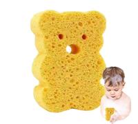 Esponja de baño para niños pequeños - Esponja de pulpa de madera para el cuerpo del bebé | Removedor de piel muerta linda esponja de ducha para niños y bebés