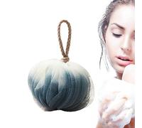 Esponja de baño - Pelotas espumosas de lufa de ducha | Pelota de ducha exfoliante corporal | Esponja de ducha para lavado corporal y baño cómodo