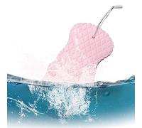 Esponja de Baño Suave, Cepillo para Eliminar la Piel Muerta, Esponja de Ducha Reutilizable para el Cuerpo, para bebé Adulto (PINK)