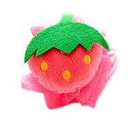 Esponja de Baño y Ducha en Forma Fruto Adorable Malla Esponjosa Suave Amigable con la Piel Gancho para Exfoliar Limpiar
