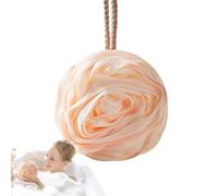 Esponja de bola, esponjas para el cuerpo | Bolas de baño versátiles - Bolas de baño portátiles con correa, suministros de baño lindos para baño,