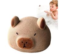 Esponja de Capybara, esponja de baño - Lindo exfoliante de cuerpo de ducha | Esponja bañadora para mujeres niños niñas, bola de baño de capibara para lavarse la cara, lavavajillas, mesas de limpieza,