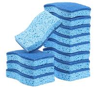 Esponja de celulosa ecológica para Cocina, 12 Unidades (Azul)