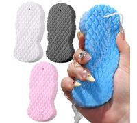 Esponja de ducha corporal - Esponjas de lavado corporal, 4 piezas Scrubbing Cleaning Scrubber for Friends Adults Women Girls Men Family Kids Wife Daughter