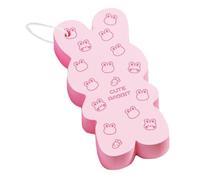 Esponja de ducha - Espalda 4.8x2.4 pulgadas, cara, lavado completo | Artículo de baño para cuerpo mágico para la desaparición | Espuma 3D súper | Pesado Cuidado Del Baño | Viene con una red