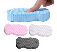 Esponja de ducha, exfoliante corporal para higiene personal, 4 piezas, herramienta de limpieza para amigos, adultos, niñas, hombres, familia y mujeres