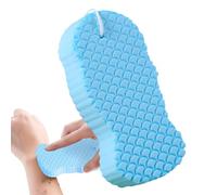 Esponja de ducha para cuerpo, exfoliante corporal 3D para mujeres, accesorio de ducha suavizante exfoliante para mujer, niño, familia, viajeros, hotel, casa, cuarto de baño, aseo de viaje, viaje,