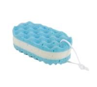 Esponja de ducha suave - Esponja de baño exfoliante | Esponjas De Baño Exfoliante Para Adultos | Ergonomic Gentle Body Sponge Schiam Rub | Desempape De Baño De Malla Suave | Scrubber