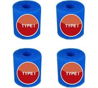 Esponja de espuma para filtro de piscina Intex, juegos de filtros de espuma de repuesto para modelos Intex tipo I/II/VI/D (4 piezas I)