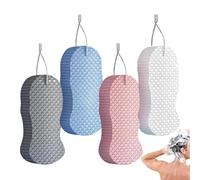 Esponja de exfoliación corporal - Esponjas de lavado del cuerpo - 4 piezas Purificador de limpieza para adultos mujeres hombres niños niñas amigos familia y refrescado con cada uso
