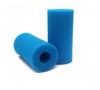Esponja de filtro de piscina, repuesto de espuma reutilizable para filtros de piscina tipo A/C, cartucho de esponja lavable, bolas de filtro azules para bomba de piscina, uso duradero y fácil limpieza