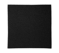 Esponja de Filtro para Pecera Filtración Bioquímica Duradera Ecológica para Acuarios Negro 50 * 50 * 2 Cm (Agujero Rugoso de 50 * 50 * 4cm)