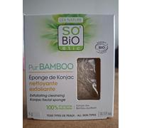 Esponja de Konjac exfoliante para todo tipo de piel PurBamboo SO BiO étic 18 g